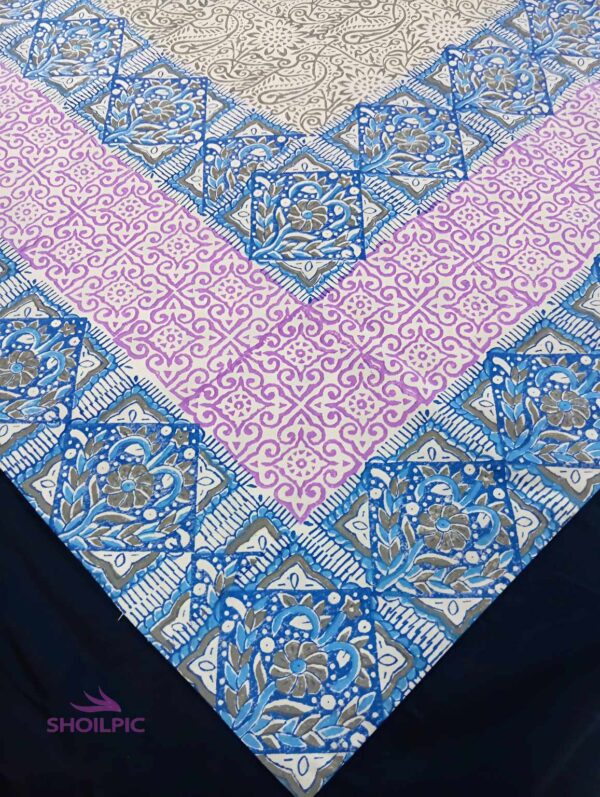 Luxury Block Bed Sheet (King Size) - Image 5