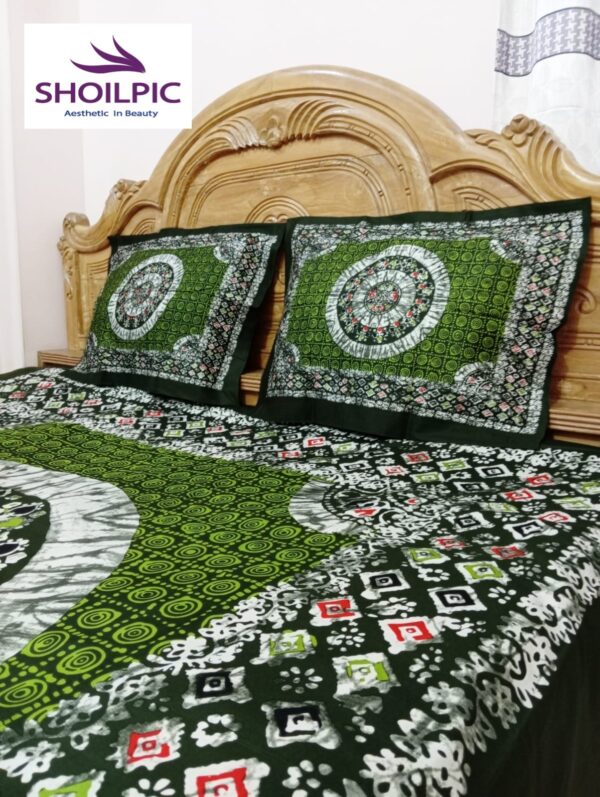 King Size Bed sheet (Tye Dye Print) - Image 3