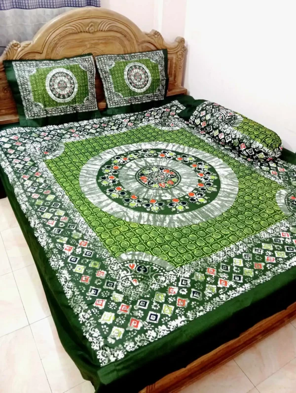Exclusive Tye Dye Print bed sheet (4 Pcs)