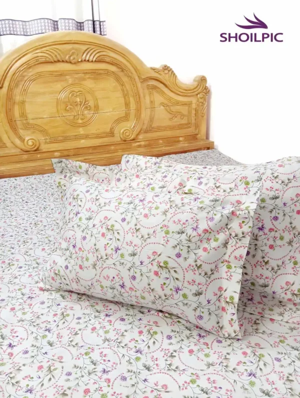 Twill cotton Bed Sheet (King size/ Double bed) - Image 3