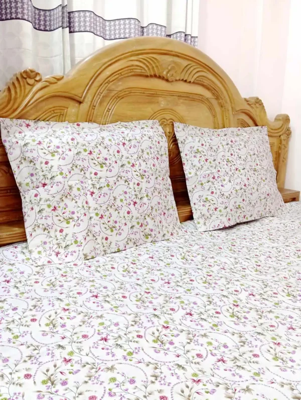 Twill cotton Bed Sheet (King size/ Double bed) - Image 2