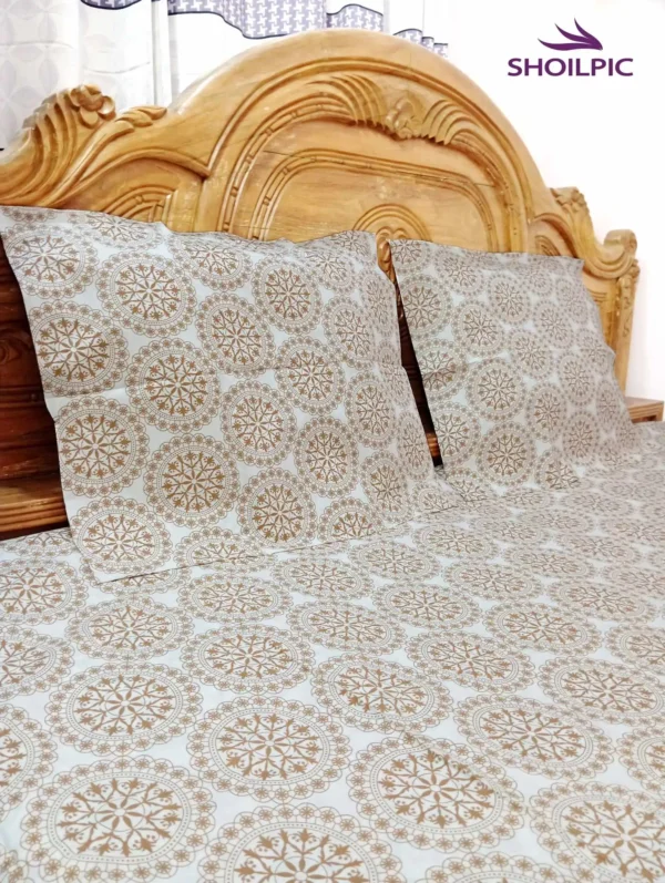 Twill cotton Bed Sheet (King size/ Double bed) - Image 2